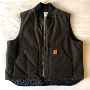 Carhartt Men's Duck Arctic-Quilt-Lined Vest